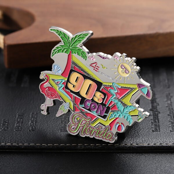 Handcrafted Florida Coast Fridge Magnet - Image 2